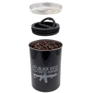 "Coffee, or Die" Airtight Container - White Logo